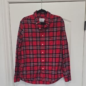 Goodfellow & Co Red and Black Checkered Shirt